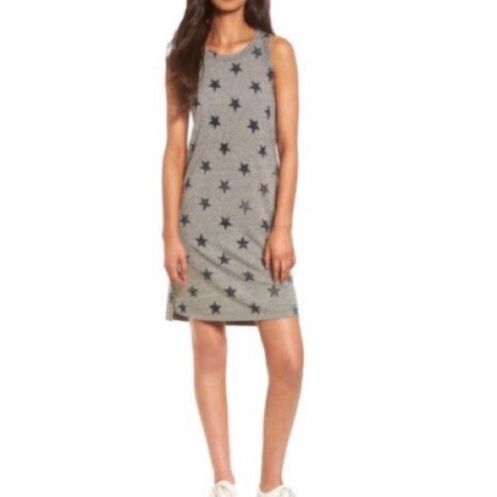 New Current Elliott star tank mini sleeveless dress 0